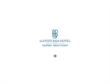 Tablet Screenshot of lloydsbaiahotel.it